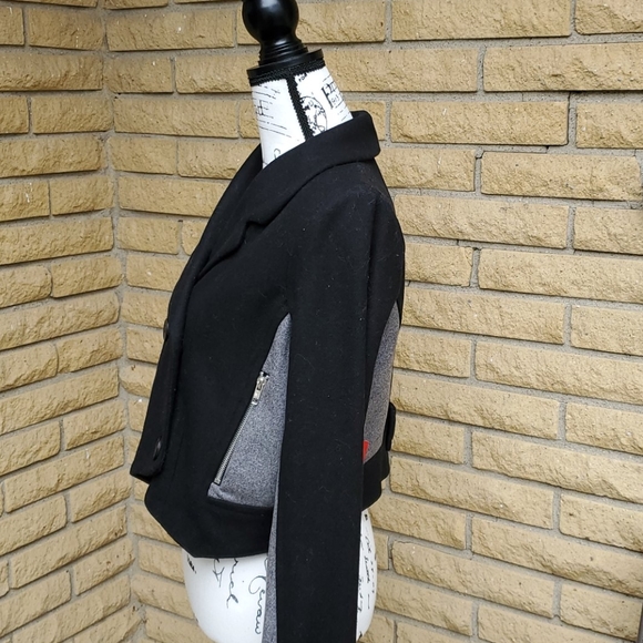 Asos Wool Two Toned Jacket Sz 12 - Picture 2 of 5